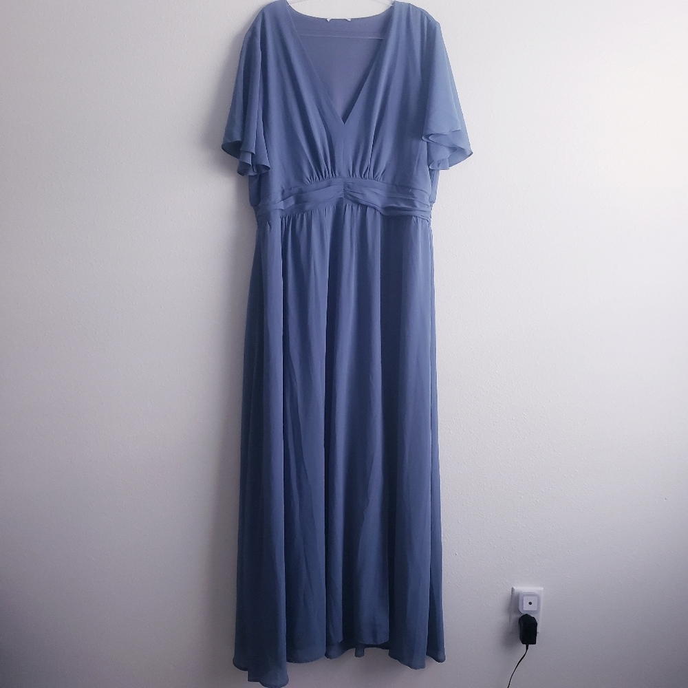 Baltic Born Ramona Maxi Dress Short Sleeve Lined New Without Tags - Picture 2 of 9